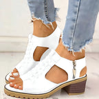 ODELIA - LEEREN SANDALEN