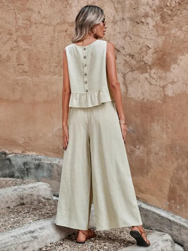 DANAO™ – Casual Mouwloos Co-ord Lounge Set