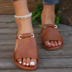 SHELA - GEVLOCHTEN SLIPPERS