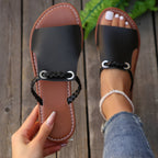 SHELA - GEVLOCHTEN SLIPPERS