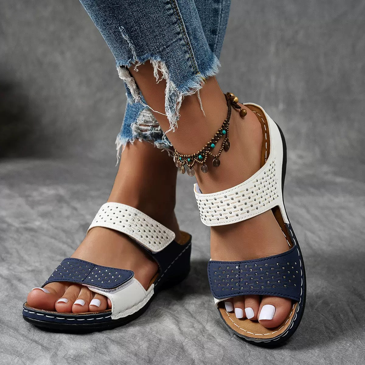 BARBARA - COMFORT SLIDE SANDALEN