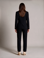 Zaira - Damespak met blazer en capribroek voor kantoor