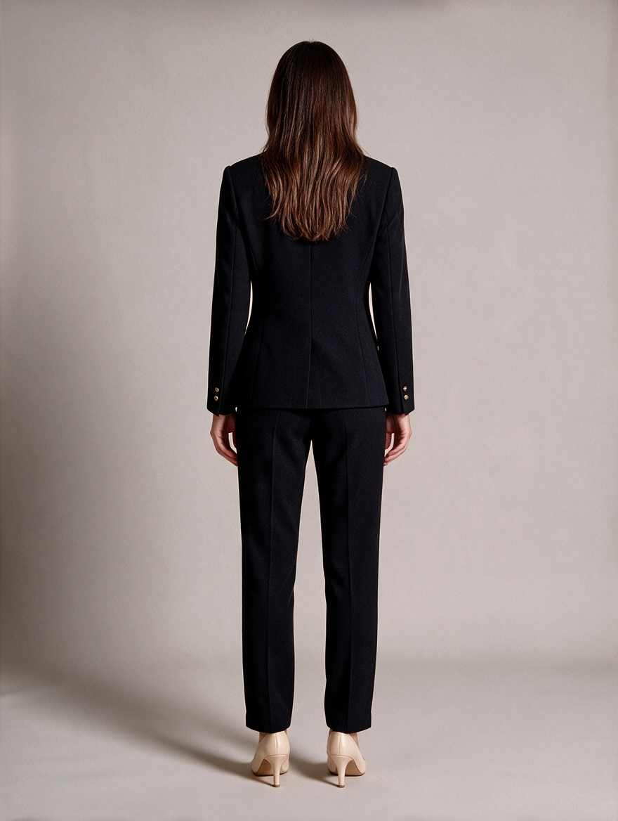 Zaira - Damespak met blazer en capribroek voor kantoor