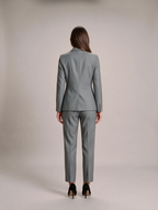 Ilaria - Dames pak met getailleerde blazer en rechte broek voor kantoor