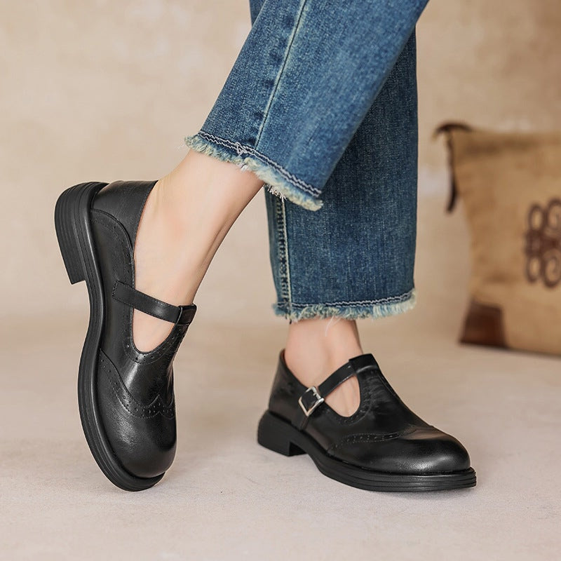 Talvanna | Elegante Leren Mary Janes Voor Elke Dag