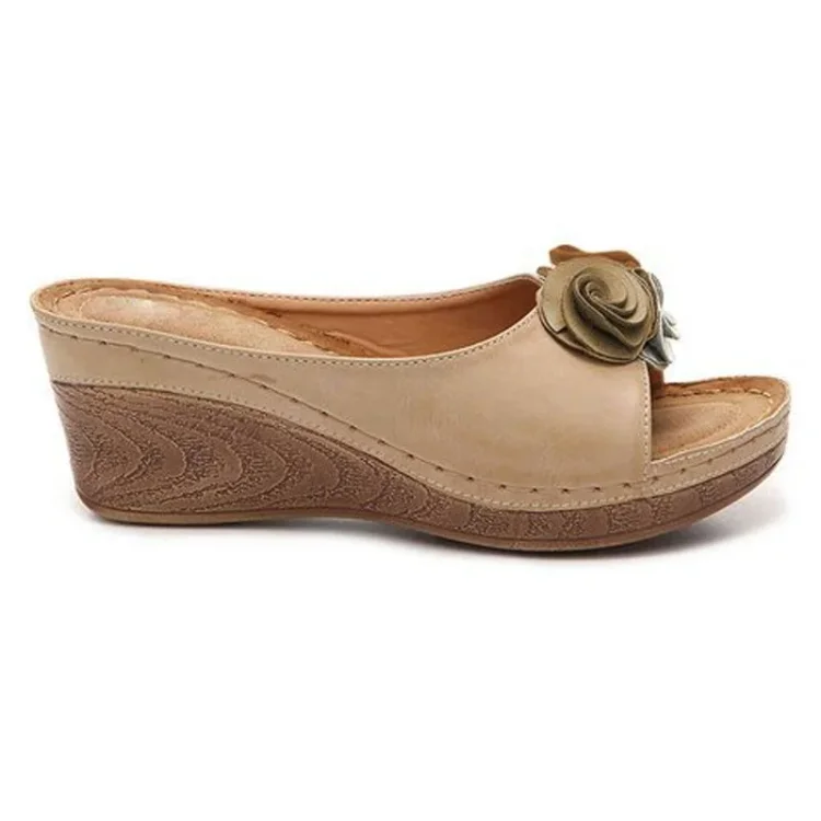BRONYA - COMFORTABELE LEREN SANDALEN
